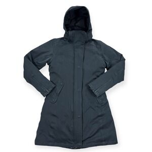 Patagonia Jacket Women's Small Black h2no Down Parka Outdoors Hiking Gorpcore